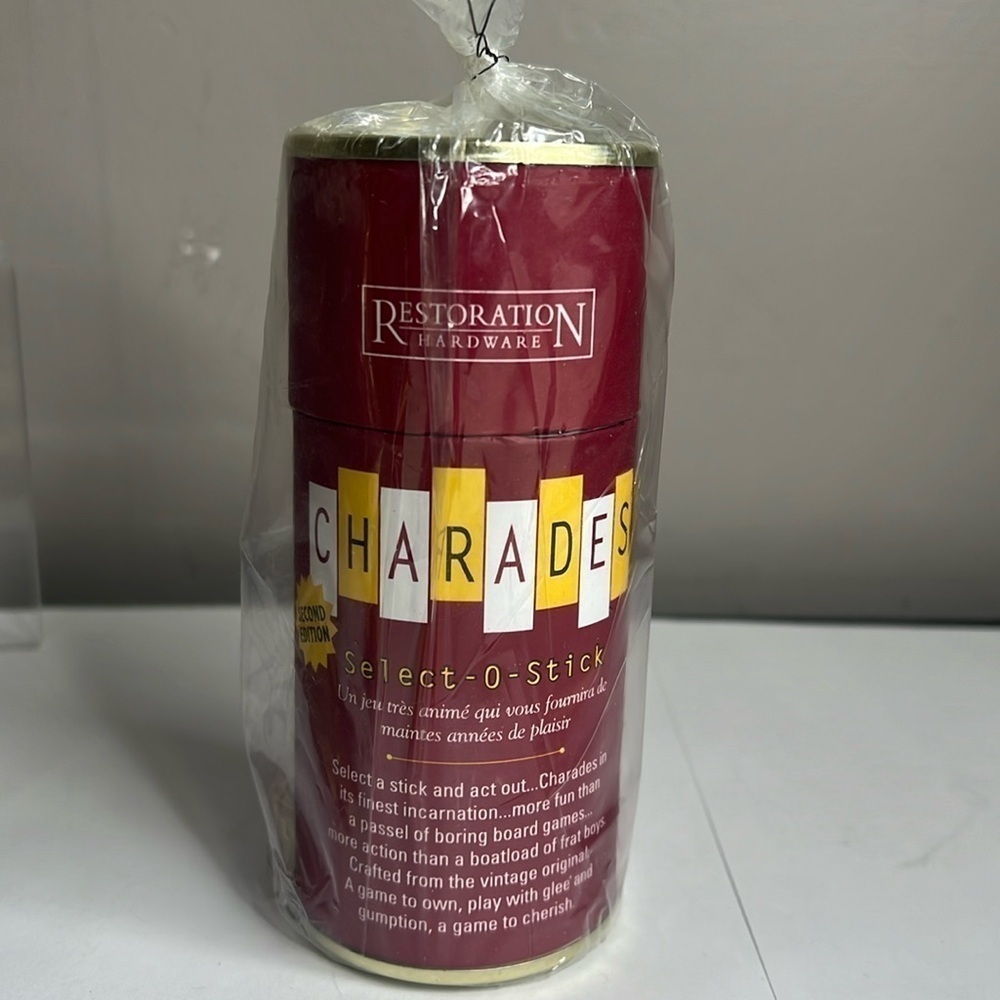 Restoration Hardware Charades Select-O-Stick 2nd Edition - New